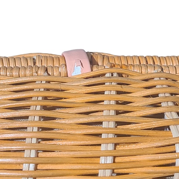 J. Crew Rattan Orange Flap Turn Style Open/ Close Clutch - Picture 4 of 16